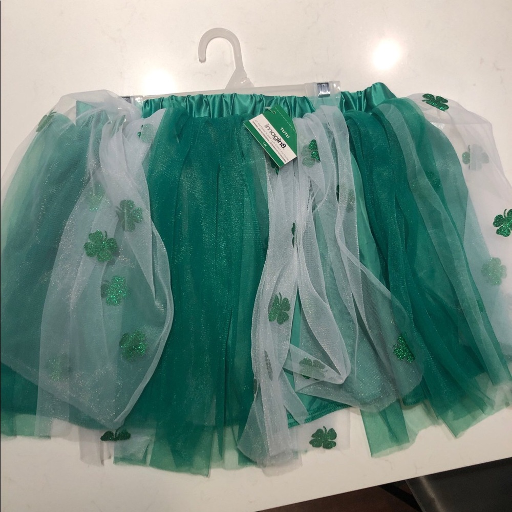 Green Shamrock Skirt